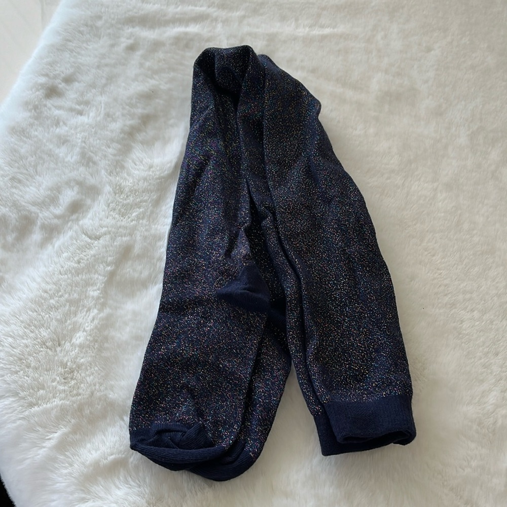 Gymboree sparkle tights size small (5/6)